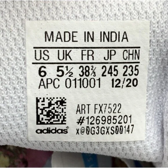 adidas Stan Smith Cloud White Bold Pink Low Top Sneaker Shoes FX7522 (GS) Size 6 - Picture 11 of 12